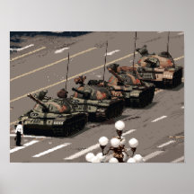 Pixel Art Tank Man (Geschiedenis in pixels)