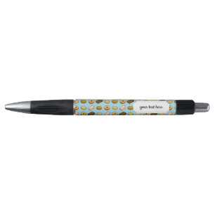 Pixel Art Tasty Cookie Biscuit Patroon Pen