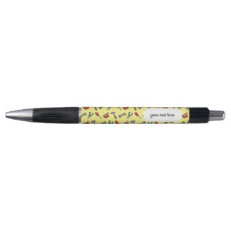 Pixel Art Tool Pattern met Hammer Vice en Pliers Pen