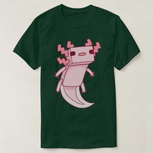 Pixel Axolotl T-shirt (Design voorkant)