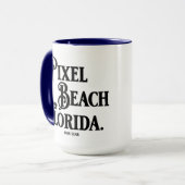 Pixel Beach Florida mok (Voorkant links)