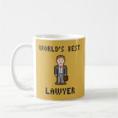 Pixel Best Lawyer Mug (Gauche)