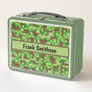 Pixel Camo Gamer Cadeauverpakking in Groen en Brui