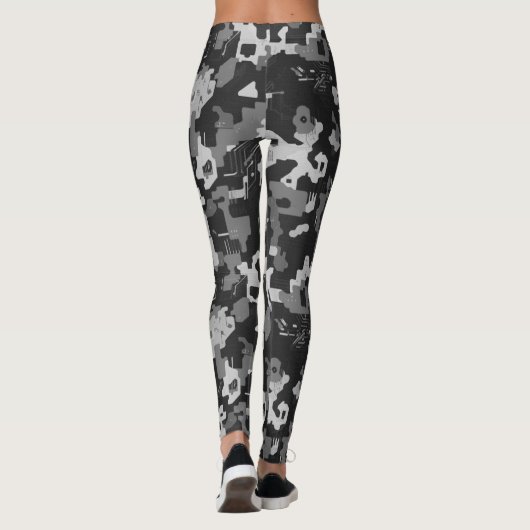 Pixel Camo Stealth Leggings (Achterkant)