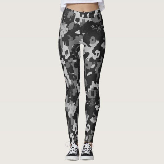 Pixel Camo Stealth Leggings (Voorkant)