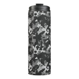 Pixel Camo Stealth Thermosbeker