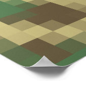 Pixel Camouflage Poster (Hoek)