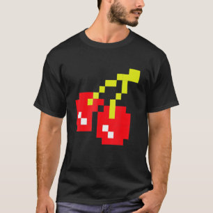 Pixel Cherries 80s Video Game Halloween Costume Ea T-shirt