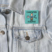 Pixel Computer Science Button (In situ)