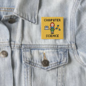 Pixel Computer Science - Vrouw - Button (In situ)