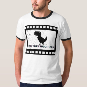 Pixel Dino Veteraan - Ik ben zo oud - Retro T-shirt