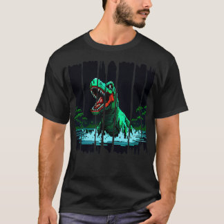 Pixel Dinosaur T-shirt