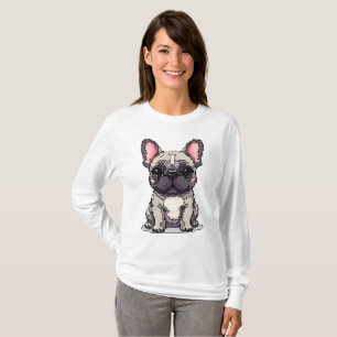 Pixel Franse Bulldog Flair T-shirt