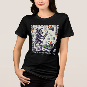 Pixel Friends : Mecha Dog (Robot Dog)(Woman Tshirt
