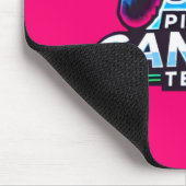 Pixel Gamers Team – Neon Glitch Effect Muismat (Hoek)