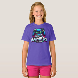 Pixel Gamers Team - Toekomstige Gamer Girl T-shirt