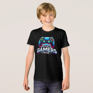 Pixel Gamers Team – Toekomstige Gamer Kinder Tri-Blend Shirt