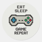 Pixel Gaming Stickers – Fun Laptop & Console Decal (Devant)