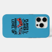 Pixel-gamingstel Level Up-ontwerp Case-Mate iPhone Case (Achterkant (horizontaal))