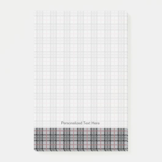 Pixel geplakt in grijs met rode streep post-it® notes (Voorkant)