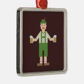 Pixel German Metalen Ornament (Rechts)