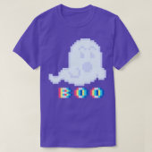 Pixel Ghosts Go Boo T-shirt (Design voorkant)