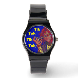 Pixel girl, tik tok, pixel art, pixelart horloge