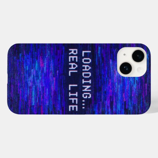 Pixel Glitch coque iphone esthétique (Verso (horizontal))