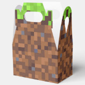 Pixel grass gamer birthday  bedankdoosjes (Open)
