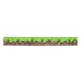 Pixel grass gamer birthday  lint (Voorkant)
