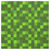 Pixel grün hellgrün Würfel Quadrate Karomuster Stof (Swatch)