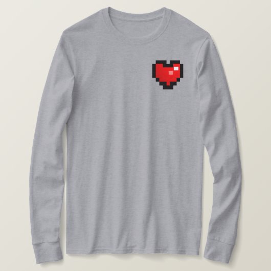 pixel_hart t-shirt (Design voorkant)