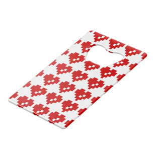 Pixel Heart 8 Bit Love Kredietkaart Flessenopener