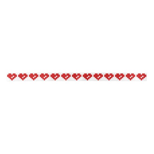 Pixel Heart 8 Bit Love Lint (Voorkant)