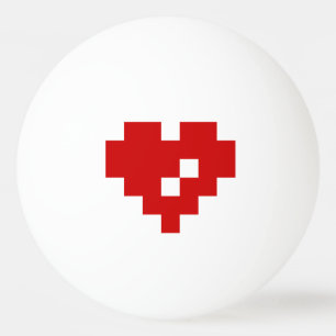 Pixel Heart 8 Bit Love Pingpongballen