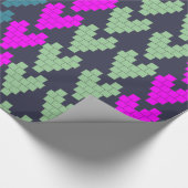 Pixel Hearts Cadeaupapier (Hoek)