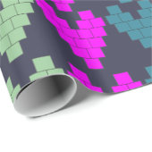 Pixel Hearts Cadeaupapier (Rol Hoek)