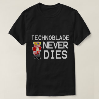Pixel Held Never Sterft Design T-shirt