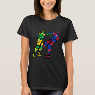 Pixel Hockey Gevecht  T-shirt
