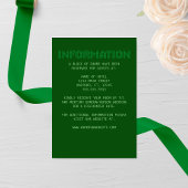 Pixel 'Informatie' Wedding Enclosure Kaart