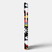 Pixel Kerstmis Case-Mate iPhone Case (Achterkant / Links)