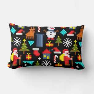 Pixel Kerstmis Kussen