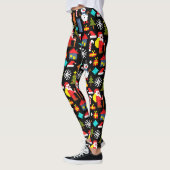 Pixel Kerstmis Leggings (Links)