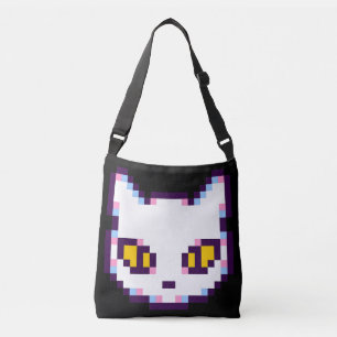 PIXEL KITTY CAT BAG CROSSBODY TAS