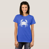 pixel krab ontwerp t-shirt (Voorkant volledig)