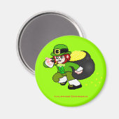 Pixel Leprechaun Magnet 3 (Recto/Verso)