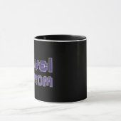 Pixel Level Up Mom Gamer Two-Tone Mug  (Centre)