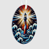 Pixel Lighthouse - Ocean Waves & Coastal Beacon (devant)