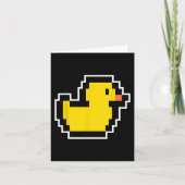 Pixel Little Duck 80s Videogame Halloween Kostuum Kaart (Voorkant)