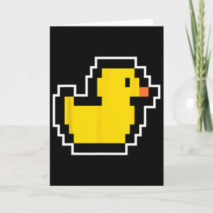 Pixel Little Duck 80s Videogame Halloween Kostuum Kaart